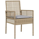 Have Spisebordssæt 3 pcs Beige polyrattan