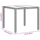 Have Spisebordssæt 5 pcs Beige polyrattan