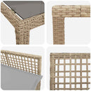 Have Spisebordssæt 11 pcs Beige polyrattan