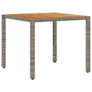 Have Spisebordssæt 5 pcs Grå polyrattan