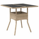 Have Spisebordssæt 3 stk. Beige polyrattan