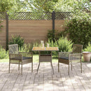 Have Spisebordssæt 3 pcs Grå polyrattan