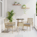 Have Spisebordssæt 3 pcs Beige polyrattan