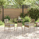 Have Spisebordssæt 3 pcs Beige polyrattan