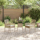 Have Spisebordssæt 3 pcs Beige polyrattan