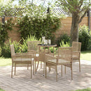 Have Spisebordssæt 5 pcs Beige polyrattan