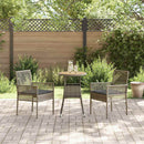 Have Spisebordssæt 3 pcs Grå polyrattan
