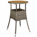 Have Spisebordssæt 3 pcs Grå polyrattan
