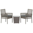 Have Bistro Sæt 3 pcs Grå polyrattan