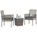 Have Bistro Sæt 3 pcs Grå polyrattan