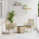 Have Bistro Sæt 3 pcs Beige polyrattan