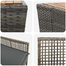 Have Bistro Sæt 3 pcs Grå polyrattan