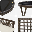 Have Bistro Sæt 3 pcs Brun polyrattan