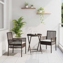 Have Bistro Sæt 3 pcs Brun polyrattan