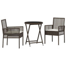Have Bistro Sæt 3 pcs Brun polyrattan