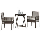 Have Bistro Sæt 3 pcs Brun polyrattan