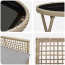 Have Bistro Sæt 3 pcs Beige polyrattan