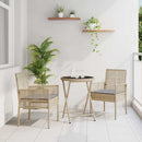 Have Bistro Sæt 3 pcs Beige polyrattan