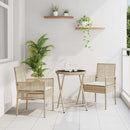 Have Bistro Sæt 3 pcs Beige polyrattan
