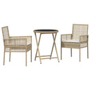 Have Bistro Sæt 3 pcs Beige polyrattan