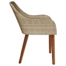 Have Stol med pude 2 pcs Beige 62,5 x 55 x 82 cm polyrattan