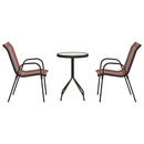 Have Bistro Sæt 3 pcs Brun Stål
