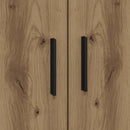 Sengestel med dør Artisan Egetræ 100 x 200 cm Konstrueret træ