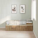Sengestel med skuffe Artisan Egetræ 80 x 200 cm Konstrueret træ