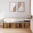 Sengestel med skuffe Artisan Egetræ 70 x 190 cm Konstrueret træ