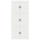 Seng med opbevaring Hvid 100 x 200 cm Konstrueret træ