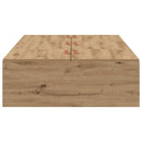 Seng med opbevaring Artisan Egetræ 100 x 200 cm Konstrueret træ