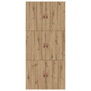 Seng med opbevaring Artisan Egetræ 100 x 200 cm Konstrueret træ