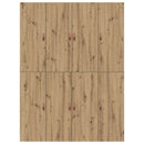 Seng med opbevaring Artisan Egetræ 150 x 200 cm Konstrueret træ
