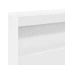 Opbevaringshovedgavl Hvid 90 cm Konstrueret træ
