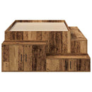 Seng med opbevaring Gammelt træ 234 x 103 x 53.5 cm