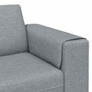 Stue Sofa Lysegrå 250 x 77 x 76 cm Polyester