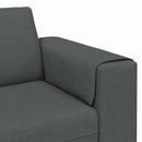 Stue Sofa Mørkegrå 250 x 77 x 76 cm Polyester