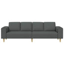 Stue Sofa Mørkegrå 250 x 77 x 76 cm Polyester
