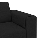 Stue Sofa Sort 250 x 77 x 76 cm Polyester