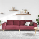 Stue Sofa Vinrød 250 x 77 x 76 cm Polyester