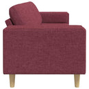 Stue Sofa Vinrød 250 x 77 x 76 cm Polyester