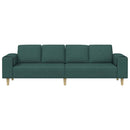 Stue Sofa Mørkegrøn 250 x 77 x 76 cm Polyester