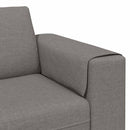 Stue Sofa Gråbrun 250 x 77 x 76 cm Polyester