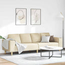 Stue Sofa Creme 250 x 77 x 76 cm Polyester