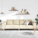 Stue Sofa Creme 250 x 77 x 76 cm Polyester