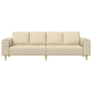 Stue Sofa Creme 250 x 77 x 76 cm Polyester