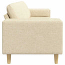Stue Sofa Creme 250 x 77 x 76 cm Polyester