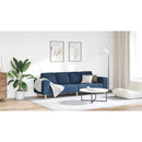 Stue Sofa Blå 250 x 77 x 76 cm Polyester