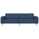 Stue Sofa Blå 250 x 77 x 76 cm Polyester