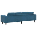 Stue Sofa Blå 250 x 77 x 76 cm
